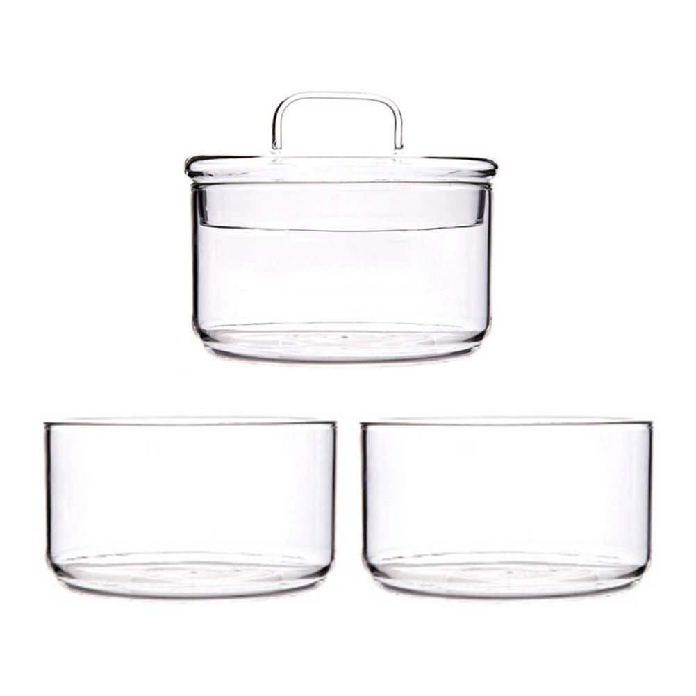 1 Set Transparente Glas-Aufbew – Food Storage Jar Glass Bewertung und Preis