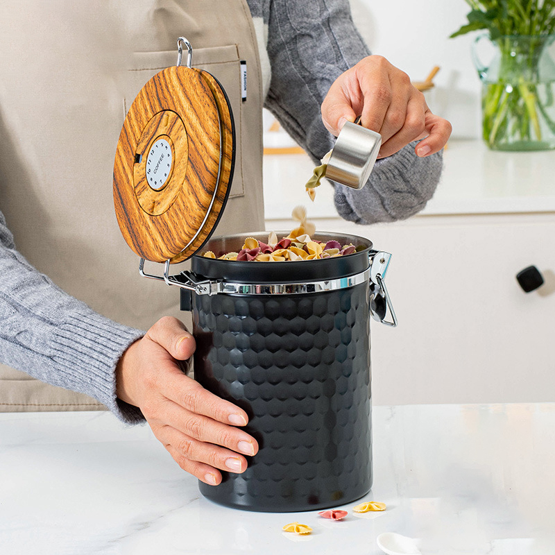 Küche Edelstahl Kaffeekanister – Food Storage With Scoop Bewertung und Preis