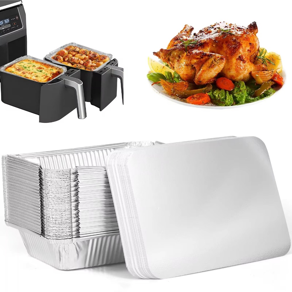 10PCS Einweg Aluminium Folie L – Food Storage Aluminum Bewertung und Preis