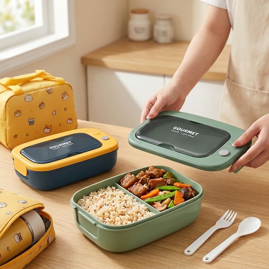 Mikrowellengeeignete Plastik-B – Food Storage With Scoop Bewertung und Preis