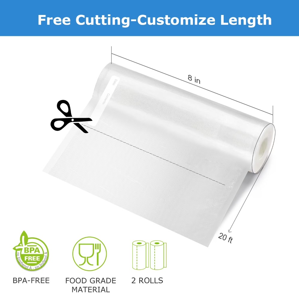 8 Zoll x 20 Fuß Vakuumierfolie – Food Storage Brands Bewertung und Preis
