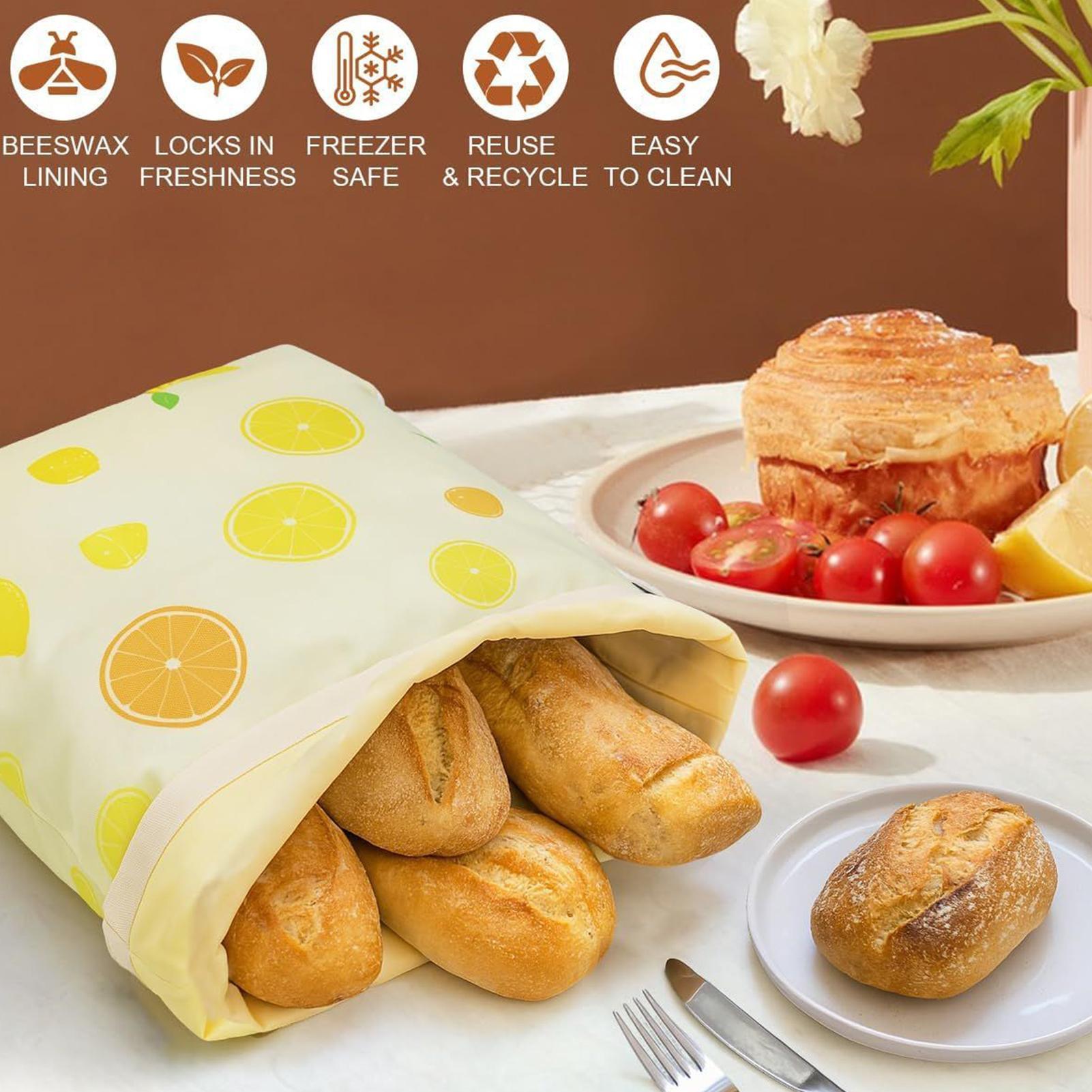 Brotbeutel, wiederverwendbar,  – Food Storage Bags Reusable Bewertung und Preis