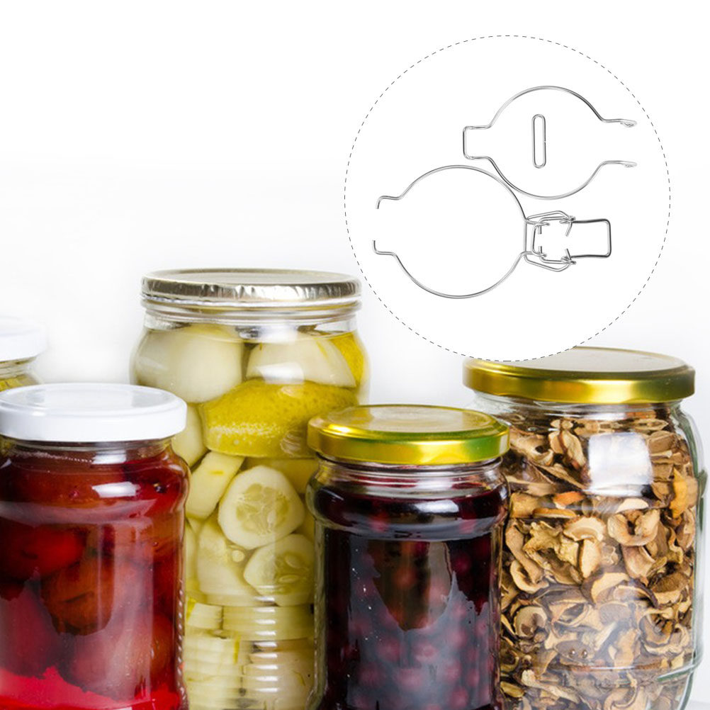 12 Stück Glasgefäß-Drahtklamme – Food Storage Airtight Bewertung und Preis