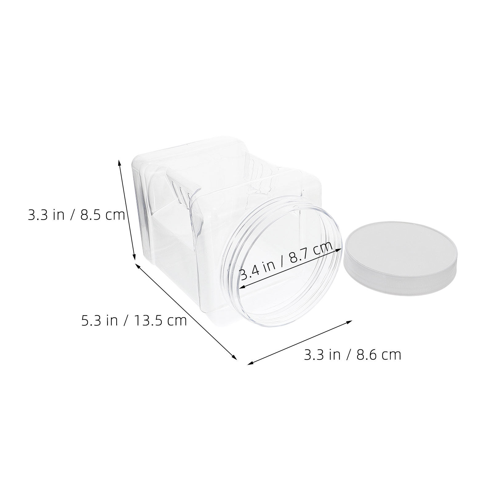 6 Stück Klare Quadratische Luf – Food Storage Container Bewertung und Preis
