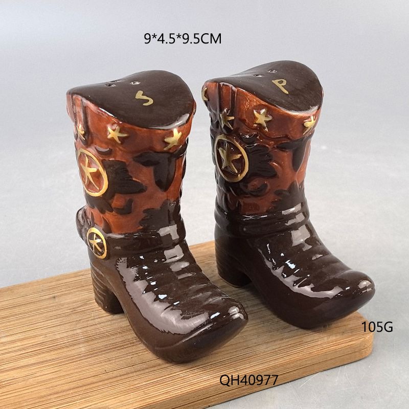 Vintage Stiefel Keramik Gewürz – Food Storage Jar Set Bewertung und Preis