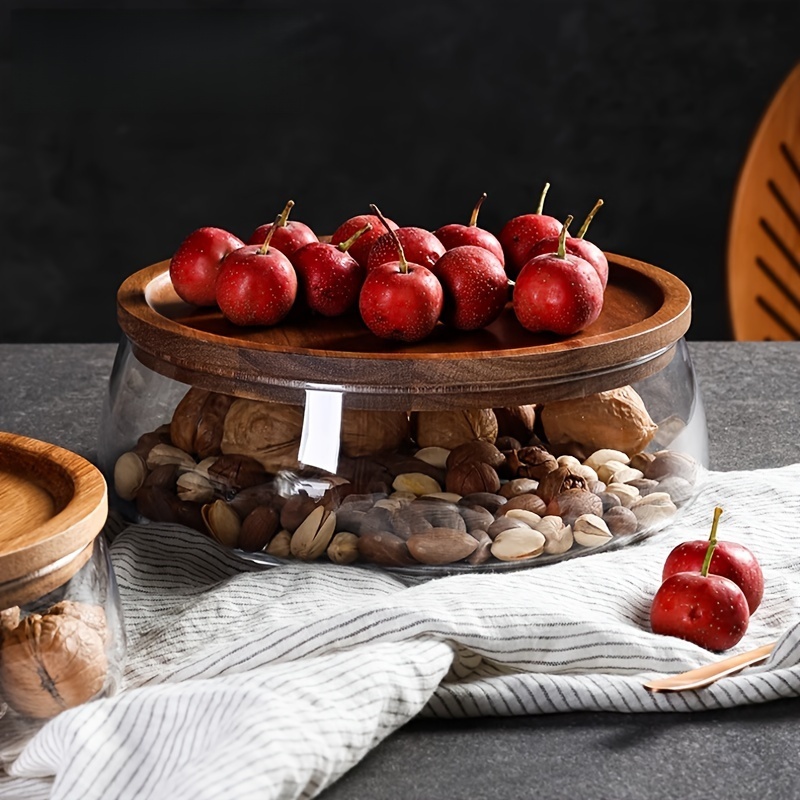 Glasbehälter mit Holzdeckeln – – Food Storage Jars With Wooden Lids Bewertung und Preis
