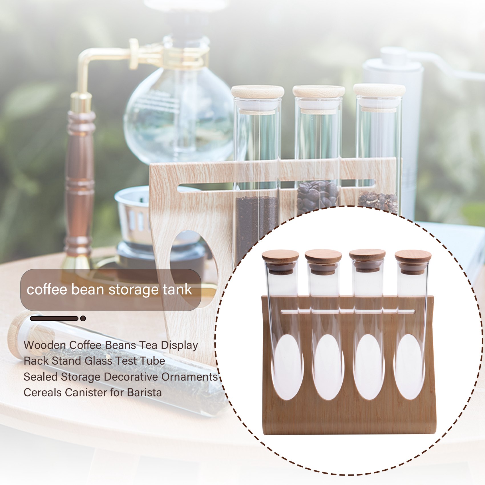 B52C Holz Kaffee Bohnen Tee Di – Food Storage Youtube Bewertung und Preis