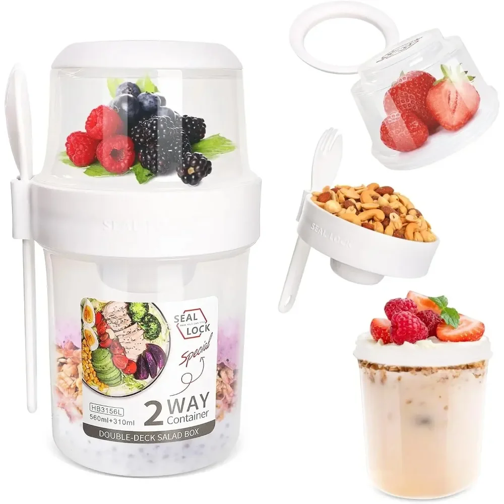 Salatbecher, Frühstückstassen, – Food Storage Jar Set Bewertung und Preis