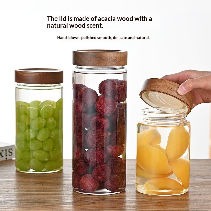 Kaffeebohnen-Aufbewahrungsbehä – Food Storage Jars With Wooden Lids Bewertung und Preis