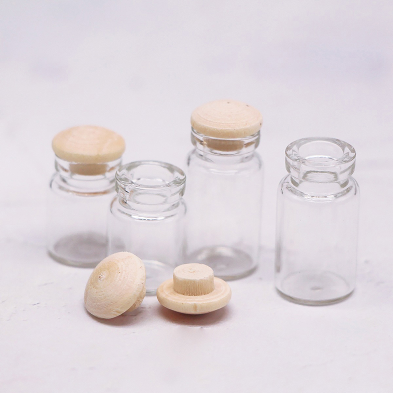 4 Stücke 1:12 Puppenhaus Minia – Food Storage Jars With Wooden Lids Bewertung und Preis