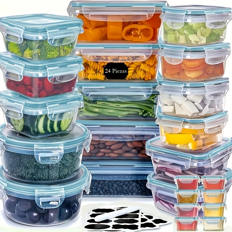 48-teiliges BPA-freies Lebensm – Food Storage Jar Set Bewertung und Preis