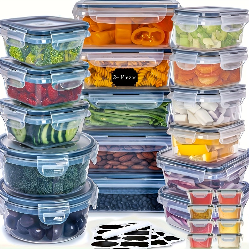 48-teiliges BPA-freies Lebensm – Food Storage Jar Set Bewertung und Preis