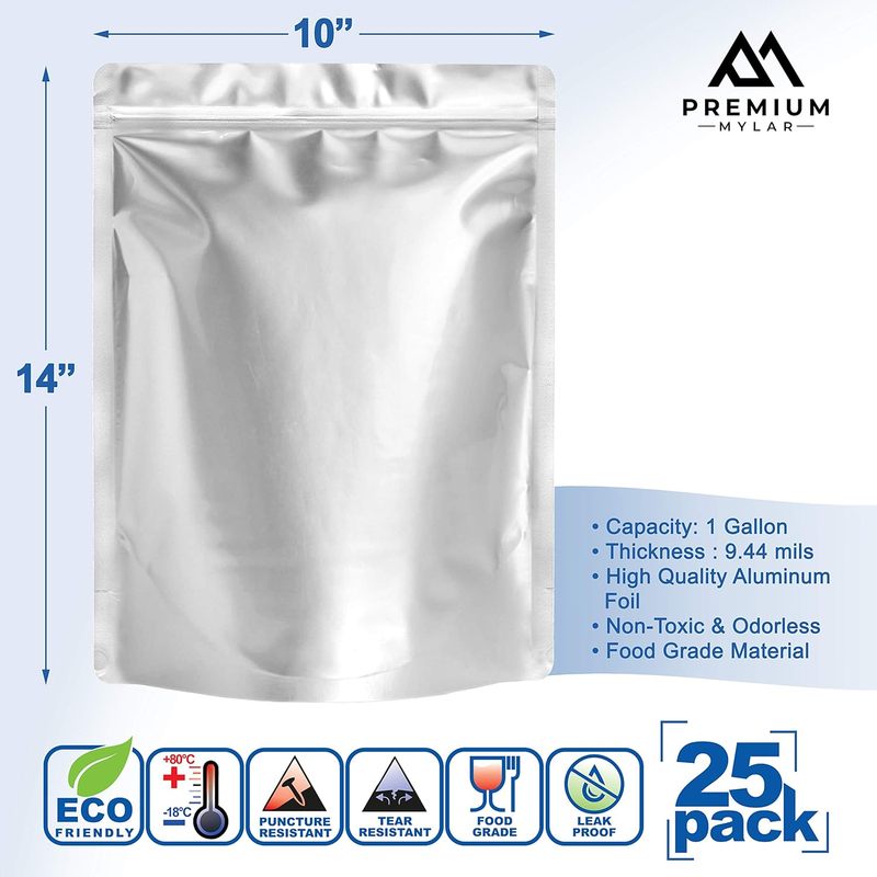 25 Mylar-Beutel - 10