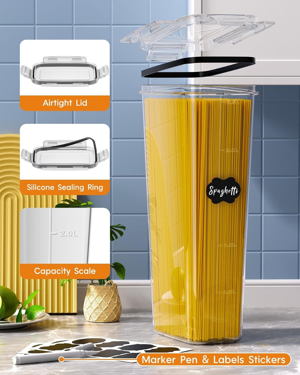 24 Stück Luftdichte Lebensmitt – Food Storage Container Bewertung und Preis