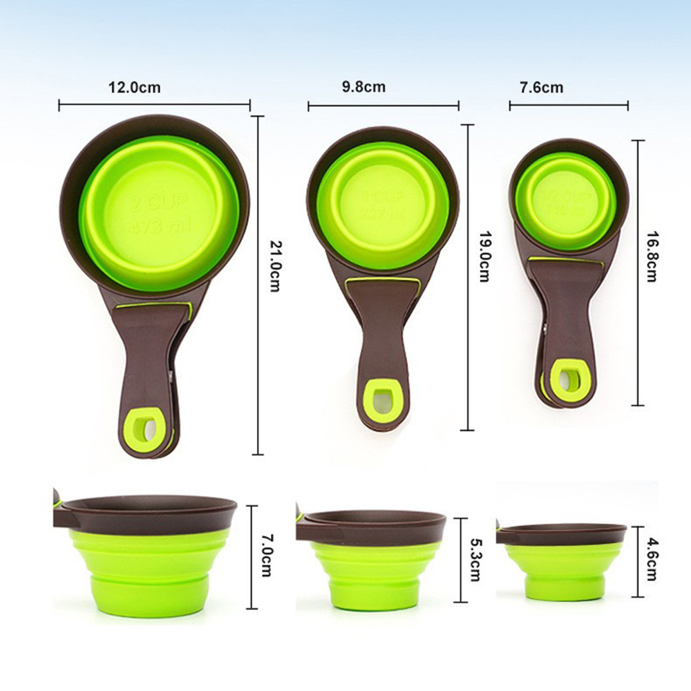 Tragbarer Faltbarer Silikon-Ti – Food Storage With Scoop Bewertung und Preis