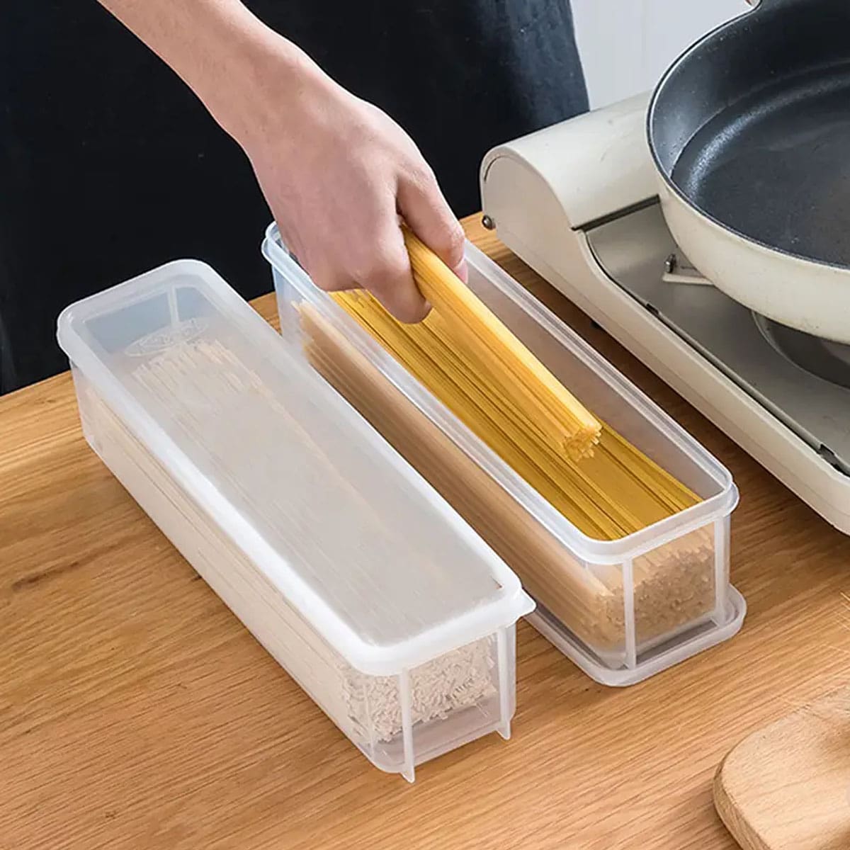 1 transparente Kunststoff-Aufb – Food Storage Quart Bewertung und Preis